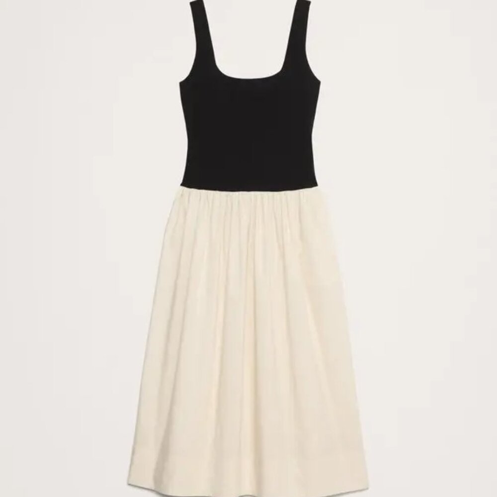 Banana Republic Drop Waist Midi Dress